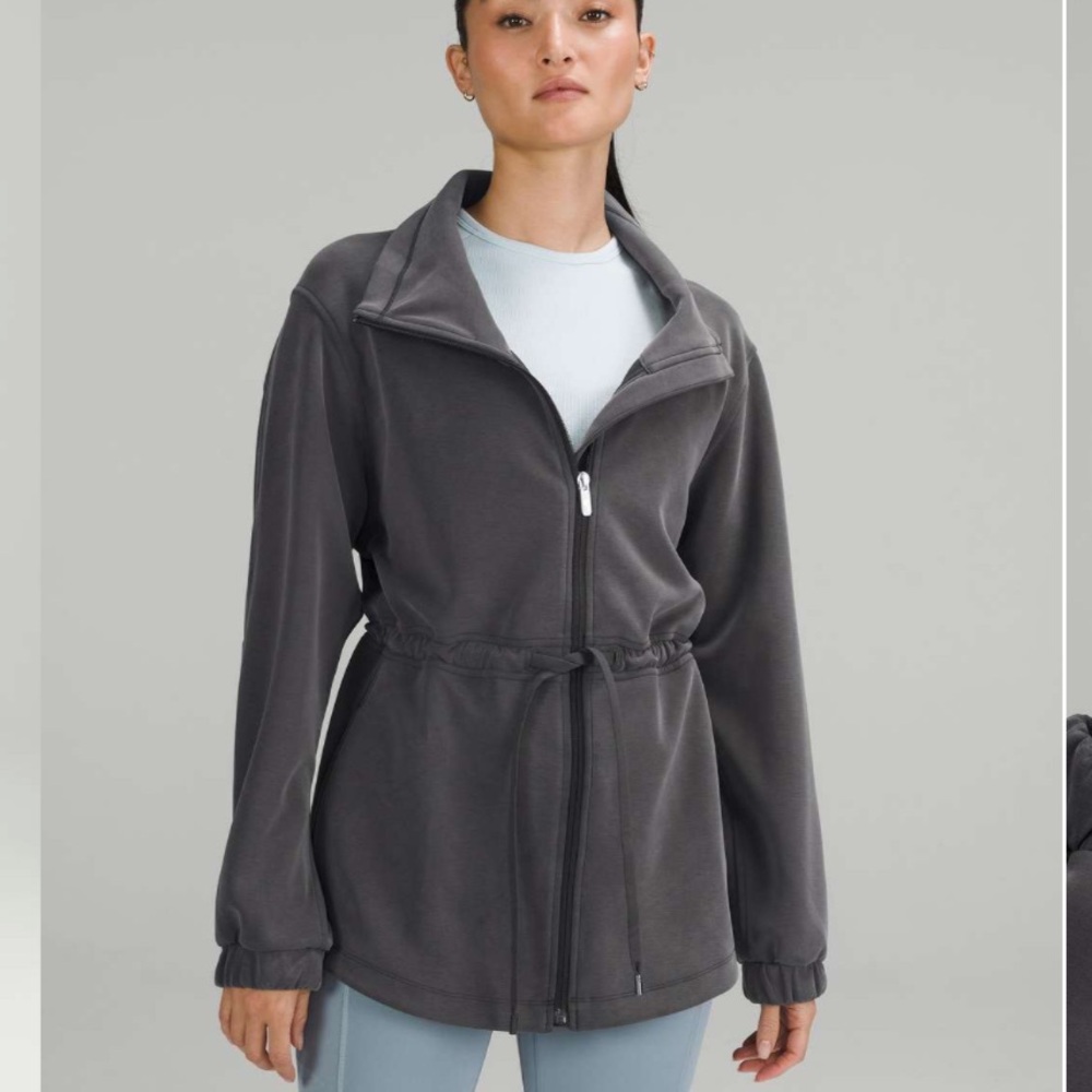 lululemon Charcoal Utility Jacket - Picture 1 of 7